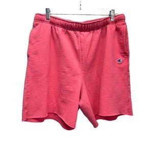 Champion Men's XL Coral‎ 6.25" Sweat Athleticwear Drawstring Shorts
